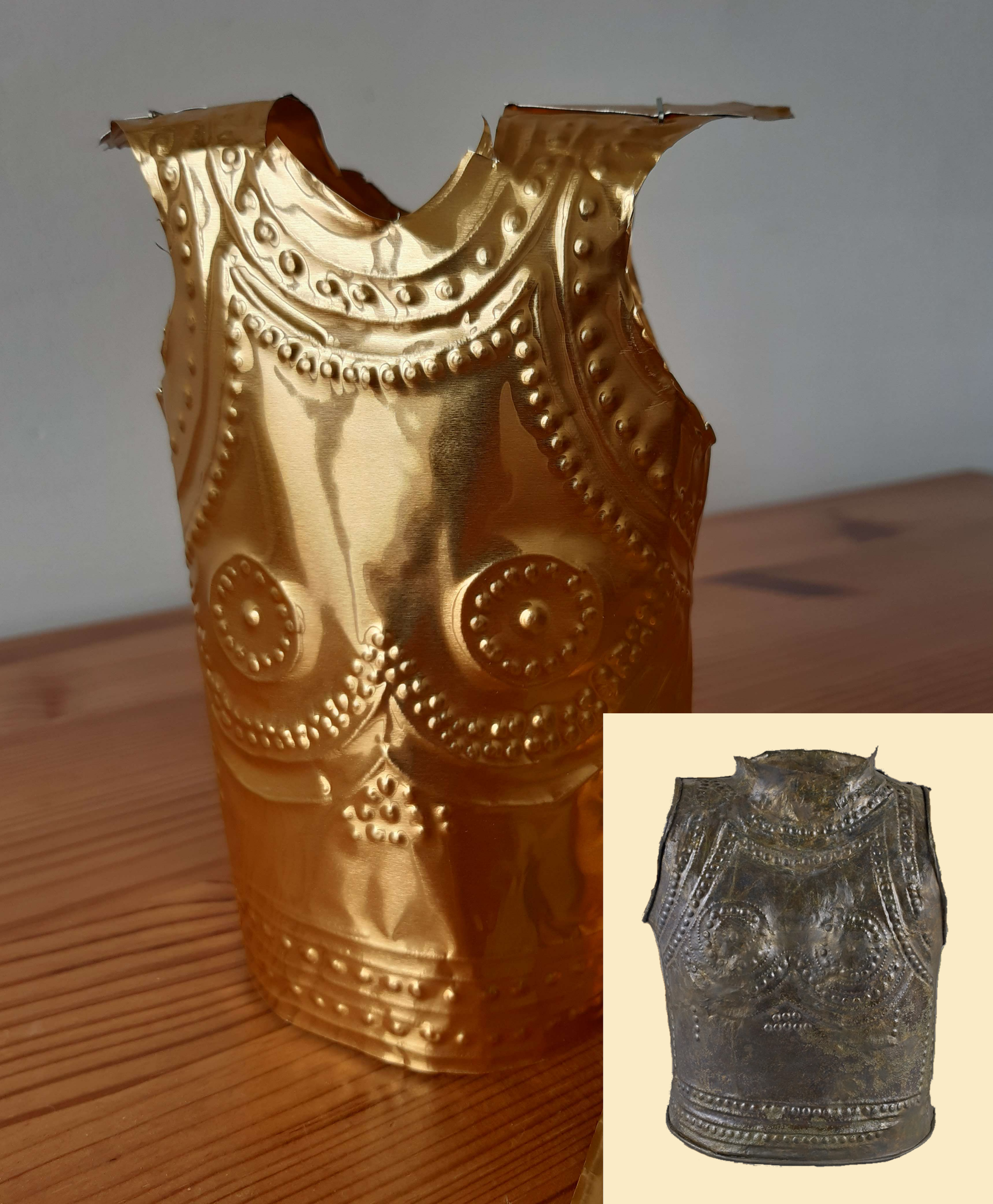 Cuirasse de Marmesse et sa version repoussée